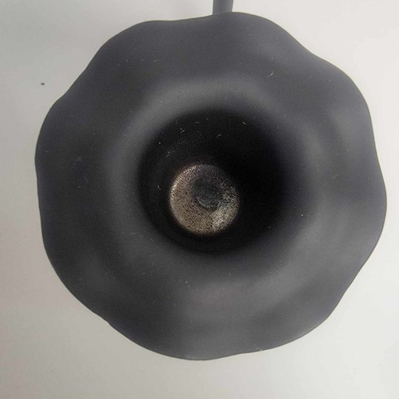 Vintage Home Interior black Wrought iron wall hook with 2 candle holders heart - Picture 5 of 12